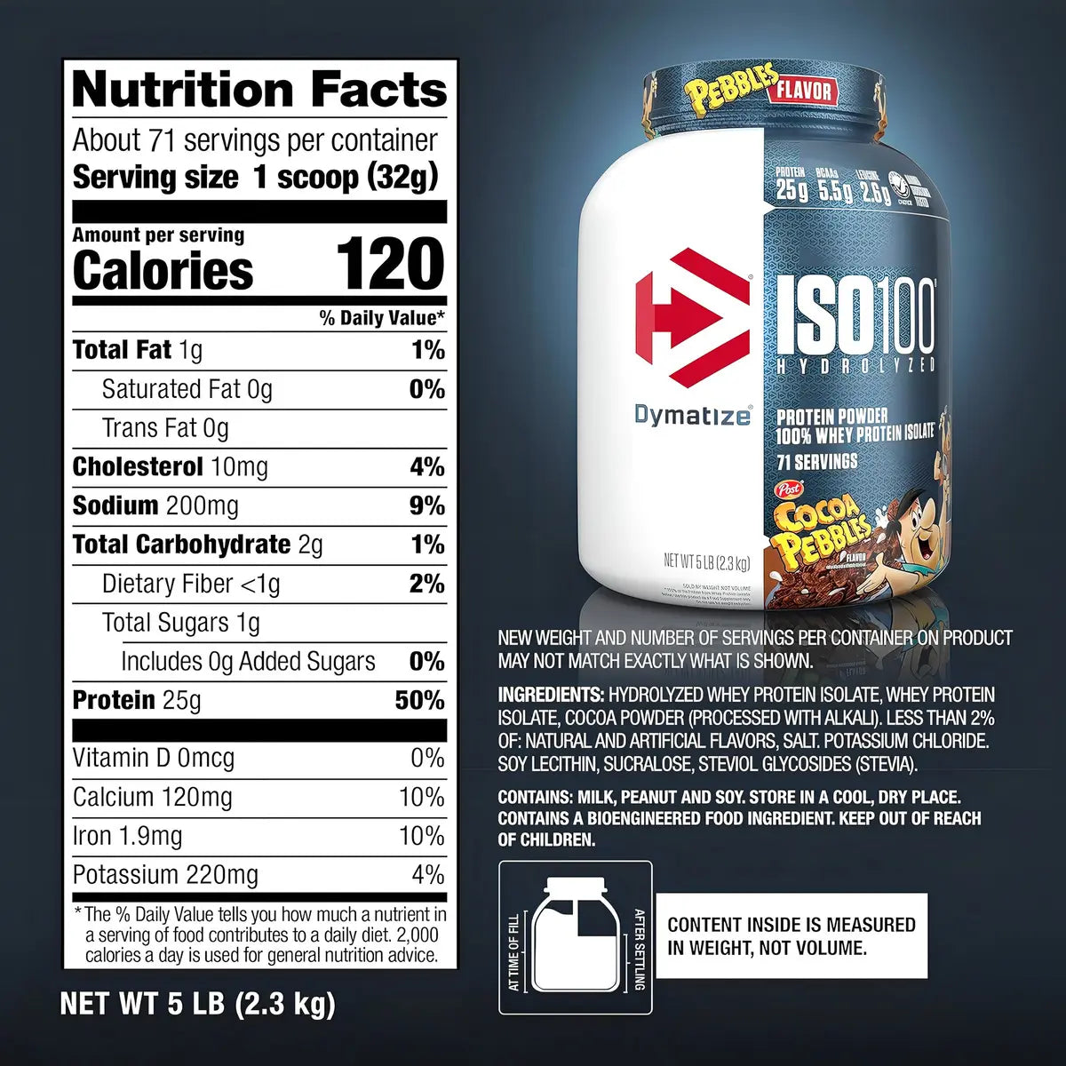 Dymatize ISO100 Hydrolyzed | 25 g Proteína